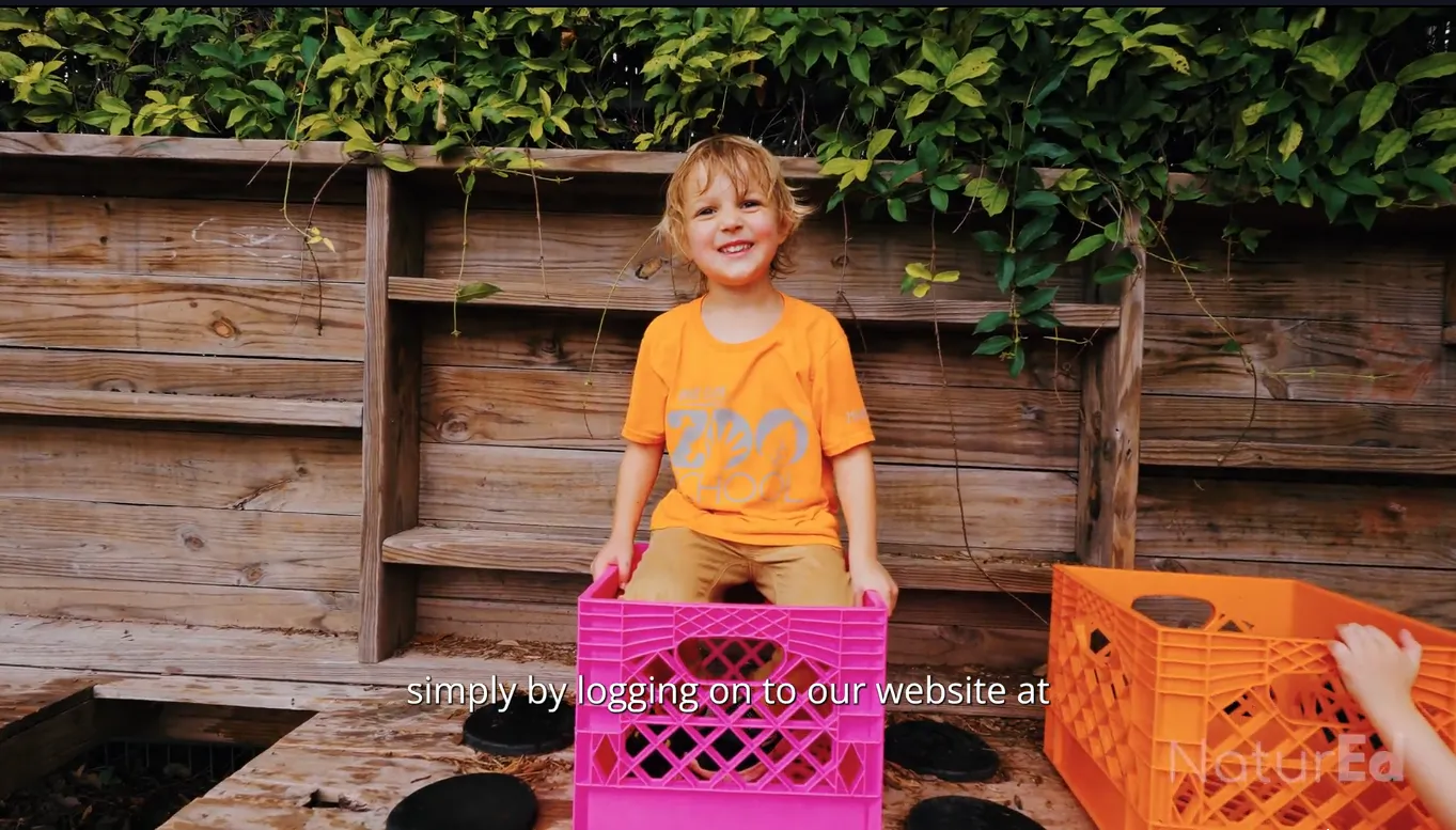 a child sitting in crate
